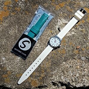 Speidel Watch Strap + White Wristwatch